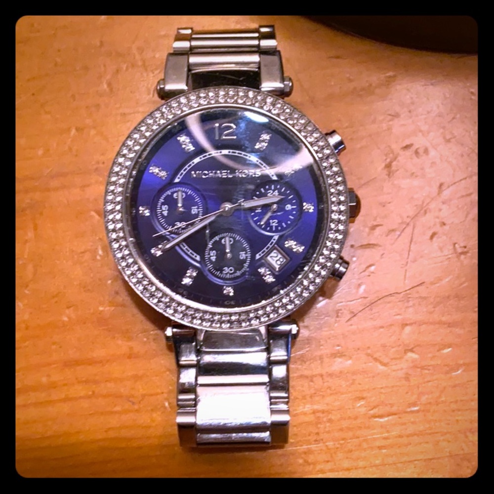 Michael Kors watch with crystals